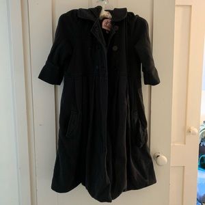 Juicy couture black sweatshirt jacket